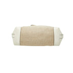 Gucci Craft Tote Shoulder Bag White Beige Canvas Leather — view 3