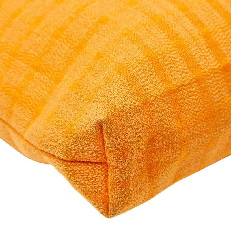 Hermes Amedaba Diago GM Tote Orange Wool Cotton — view 5