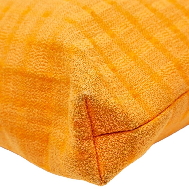 Hermes Amedaba Diago GM Tote Orange Wool Cotton — view 6
