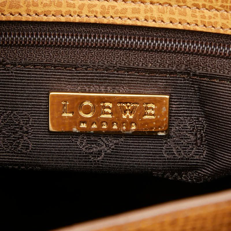 Loewe Vintage Tote Beige Leather — view 9