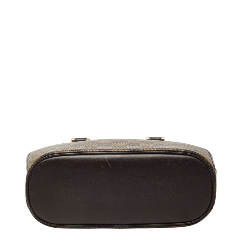 Louis Vuitton Damier Salia Mini Handbag Brown Leather — view 3