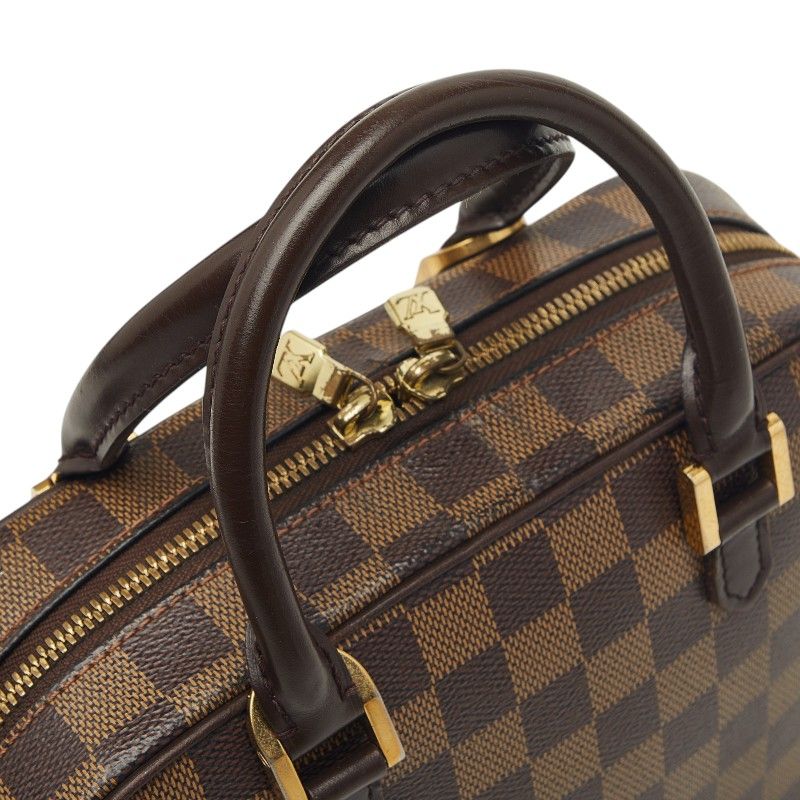 Louis Vuitton Damier Salia Mini Handbag Brown Leather — view 9