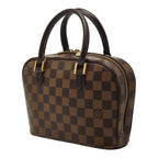 Louis Vuitton Damier Salia Mini Handbag Brown Leather — view 2