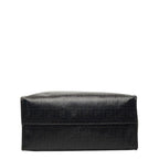 Fendi Mania Zucca Fila Collaboration Tote Black Leather Wool — view 3