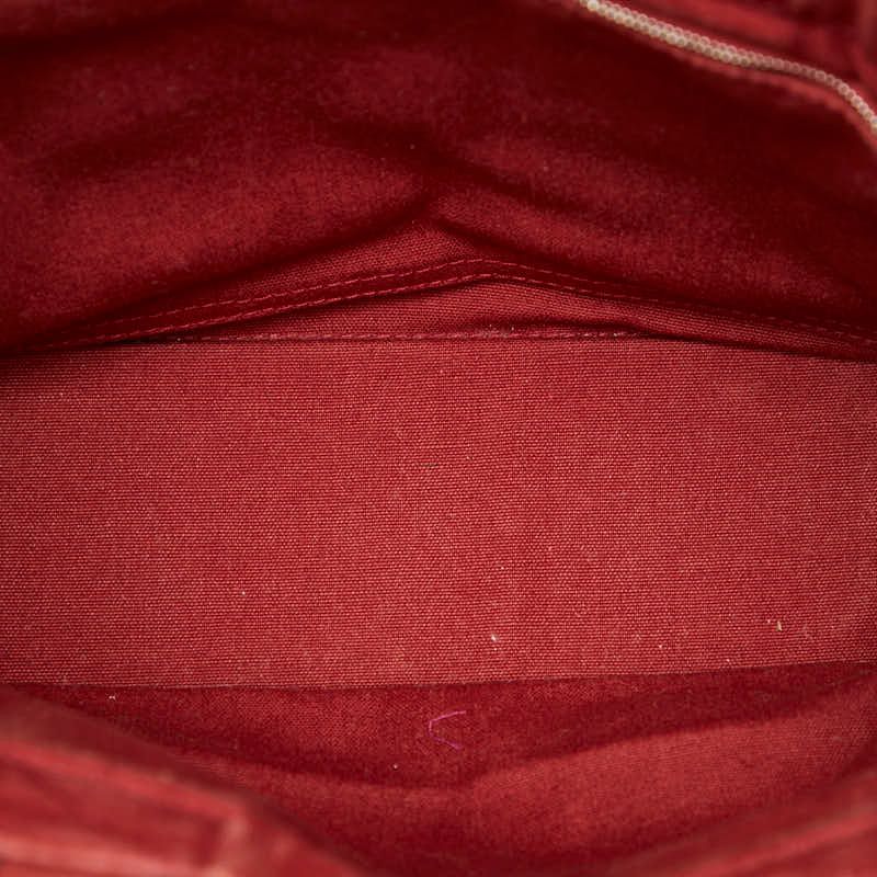 Hermes Fourre Tout PM Mini Tote Red Canvas — view 8