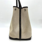 Hermes Tote Garden Party PM Toile Ash Beige — view 4
