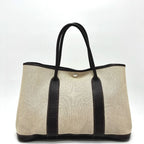Hermes Tote Garden Party PM Toile Ash Beige — view 2
