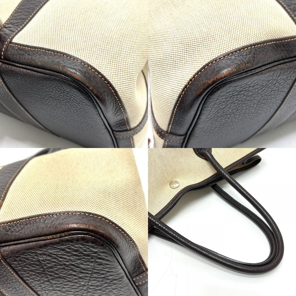 Hermes Tote Garden Party PM Toile Ash Beige — view 7