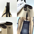 Hermes Tote Garden Party PM Toile Ash Beige — view 8