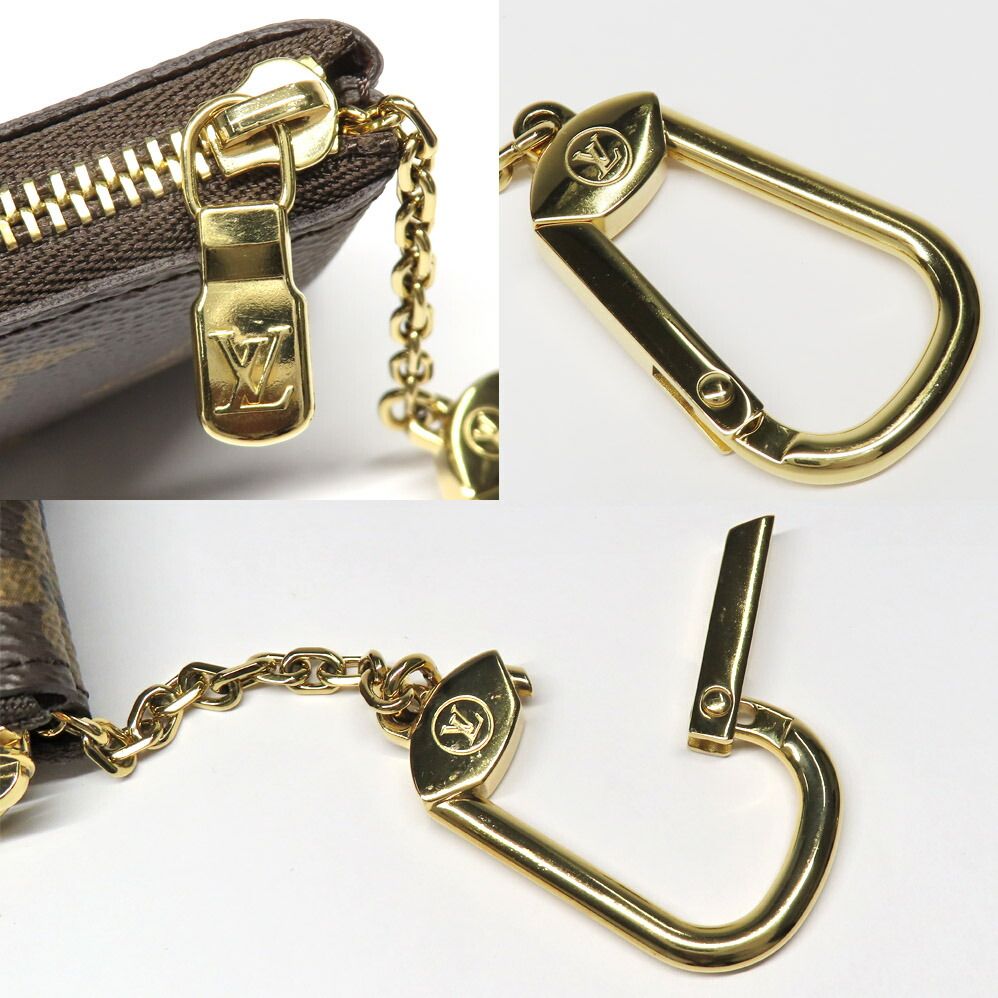 Louis Vuitton Card Key Case Pochette Cles Monogram Brown Mini — view 8
