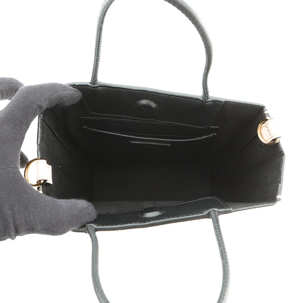 Fendi Shopping Small 2-Way Shoulder Bag Black — view 6