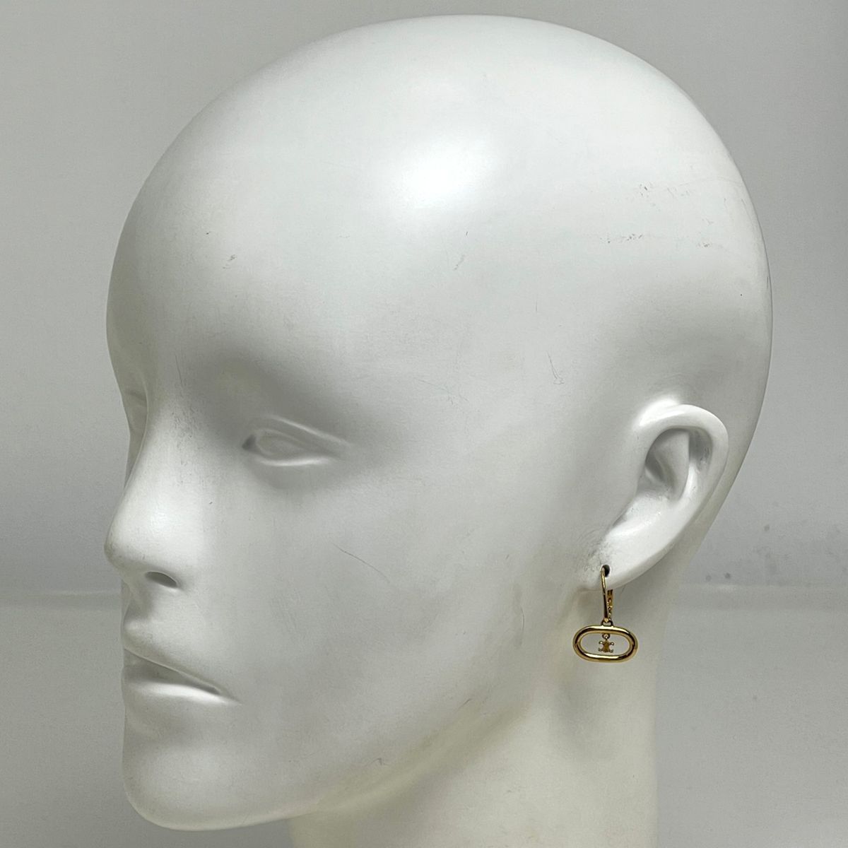 Celine Maillon Triomphe Mobile Earrings Swing Gold Plated — view 5