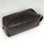 Bottega Veneta Intrecciato Second Bag Handbag Leather Brown — view 2