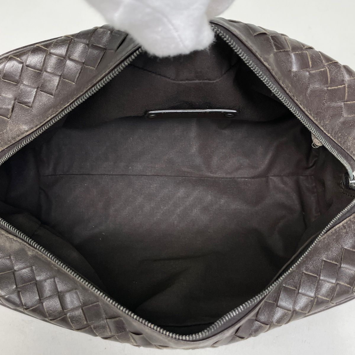 Bottega Veneta Intrecciato Second Bag Handbag Leather Brown — view 8