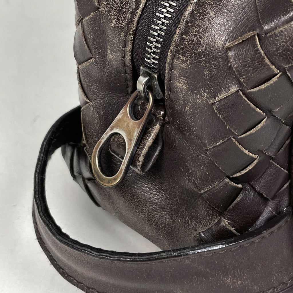 Bottega Veneta Intrecciato Second Bag Handbag Leather Brown — view 4