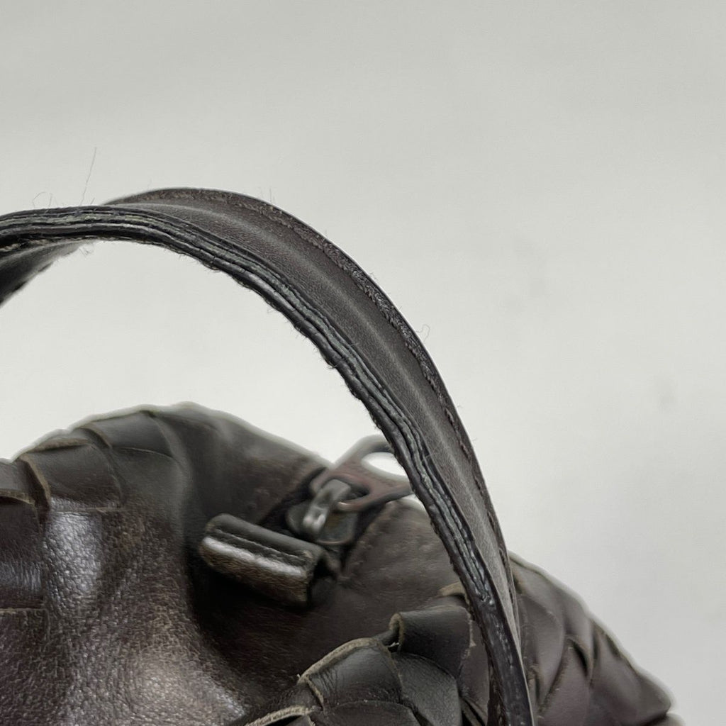Bottega Veneta Intrecciato Second Bag Handbag Leather Brown — view 5