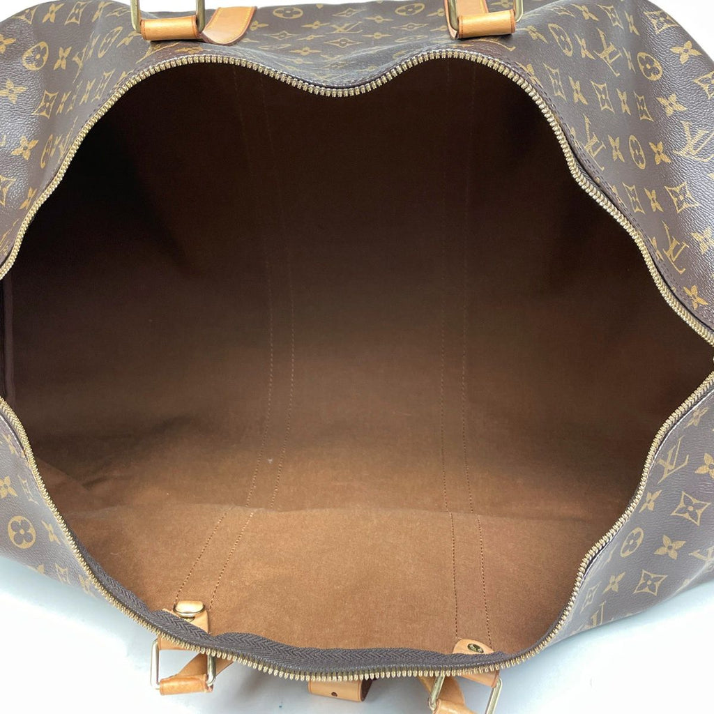 Louis Vuitton Keepall 60 Boston Bag Monogram Brown — view 8