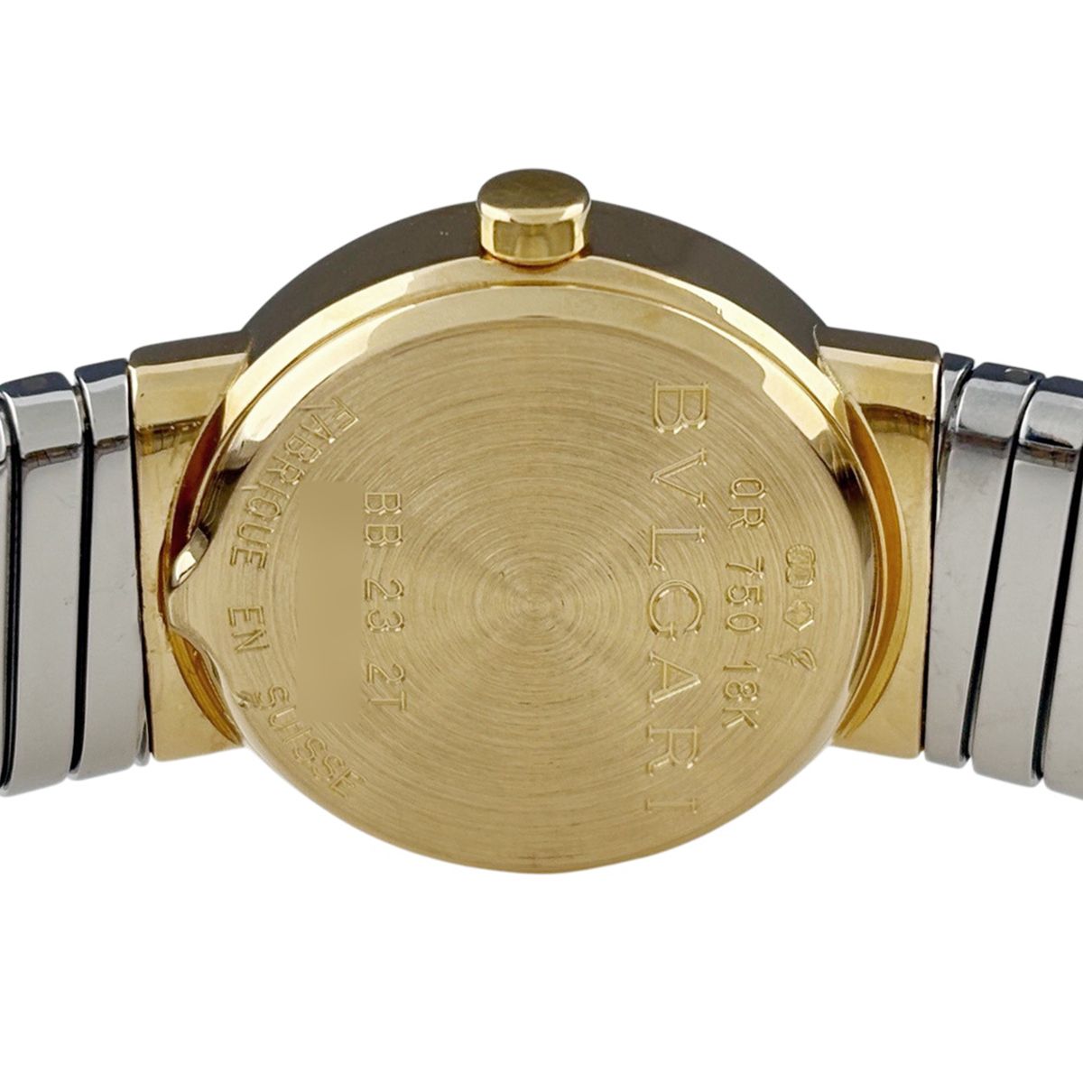 Bvlgari Tubogas Watch SS YG Quartz Black — view 4