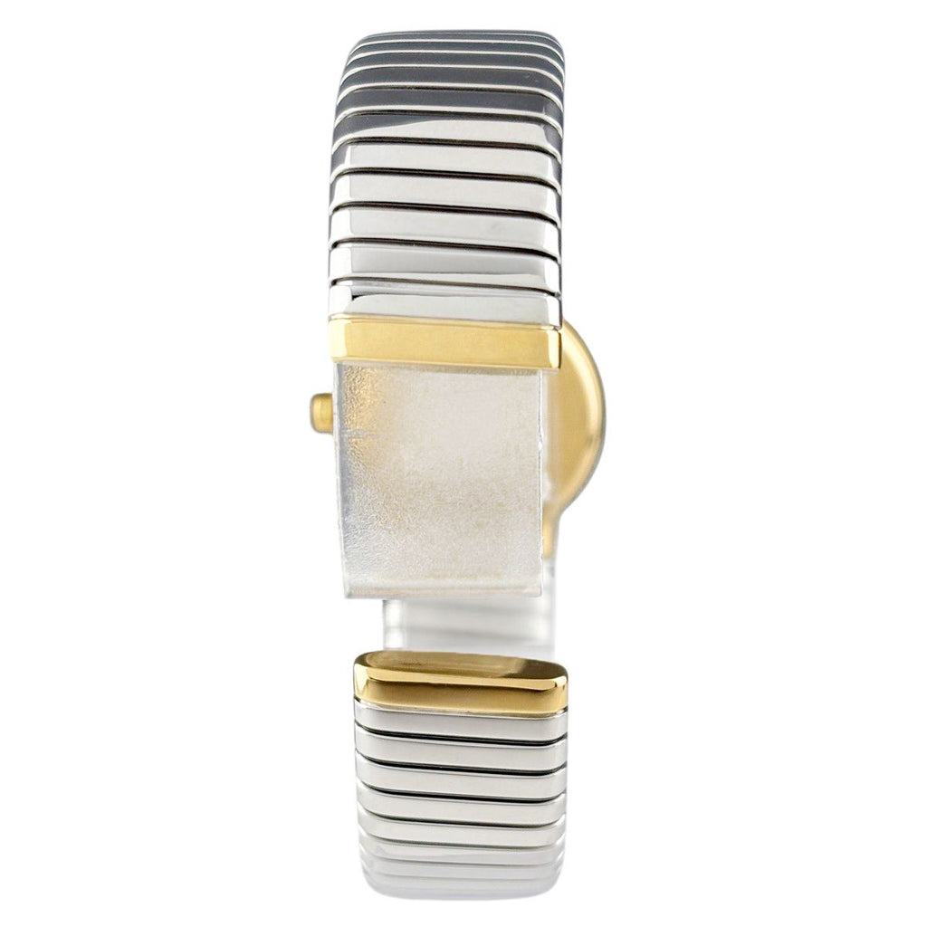 Bvlgari Tubogas Watch SS YG Quartz Black — view 3