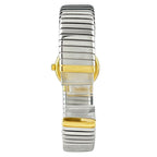 Bvlgari Tubogas Watch SS YG Quartz Black — view 3