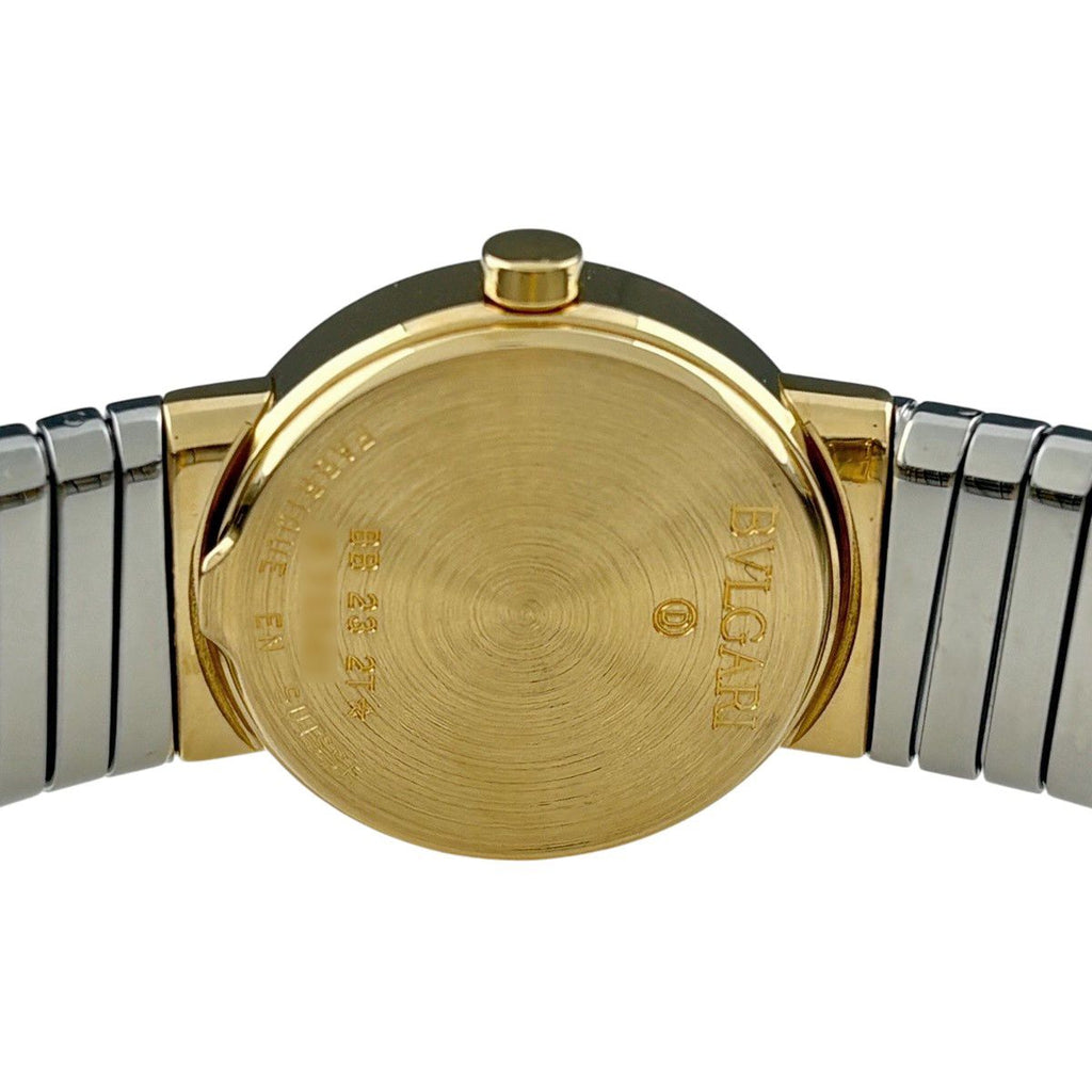 Bvlgari Tubogas Watch SS YG Quartz Black — view 4