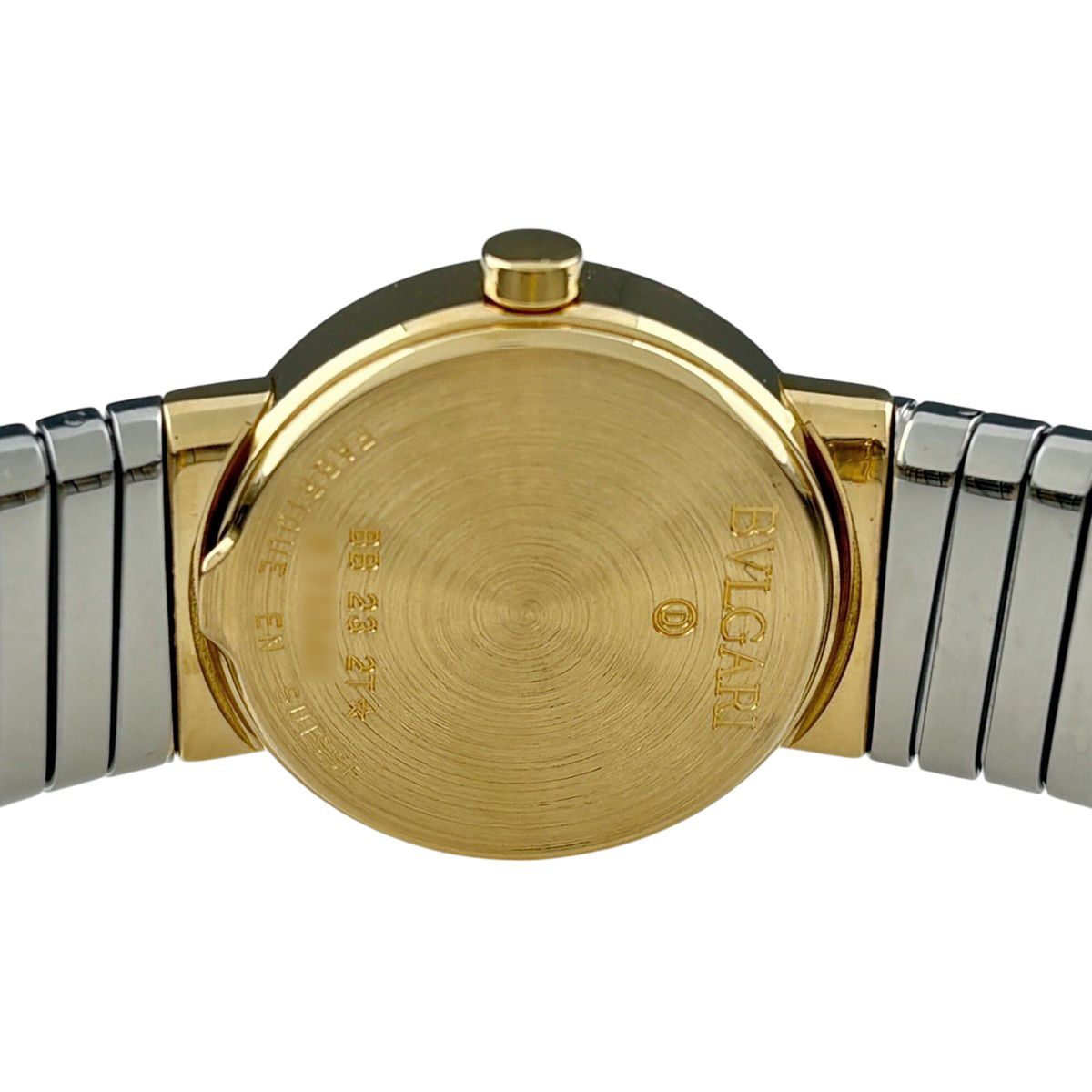 Bvlgari Tubogas Watch SS YG Quartz Black — view 4