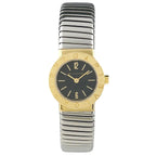 Bvlgari Tubogas Watch SS YG Quartz Black — view 2