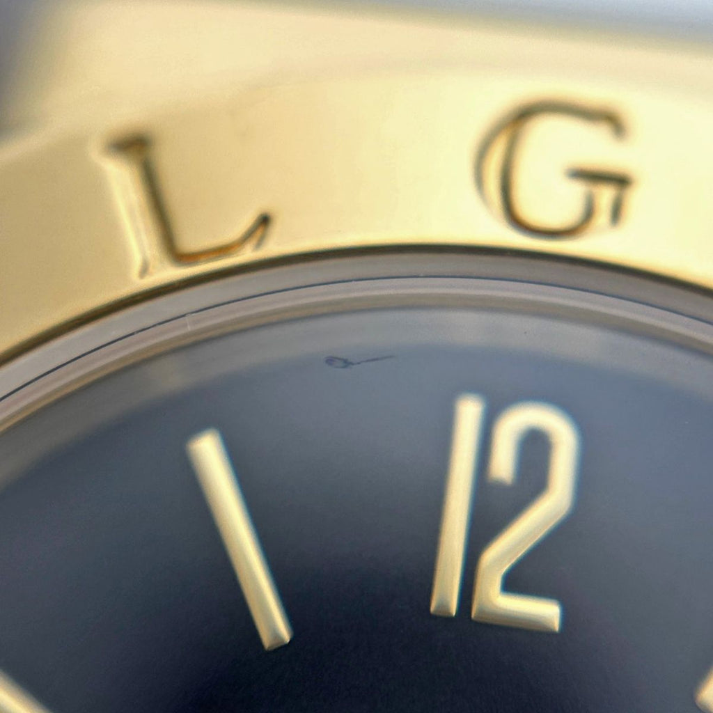 Bvlgari Tubogas Watch SS YG Quartz Black — view 5