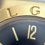 Bvlgari Tubogas Watch SS YG Quartz Black — view 5