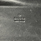 Gucci Business Card Holder Black Leather — view 4