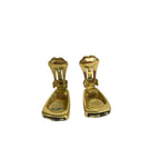 Dior Earrings Gold Black — view 2