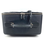 Chanel Travel Bag CC Logo Leather Nylon Black Carryon Luggage — view 6