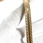Louis Vuitton Handbag Pochette Plat Leather Gold — view 7