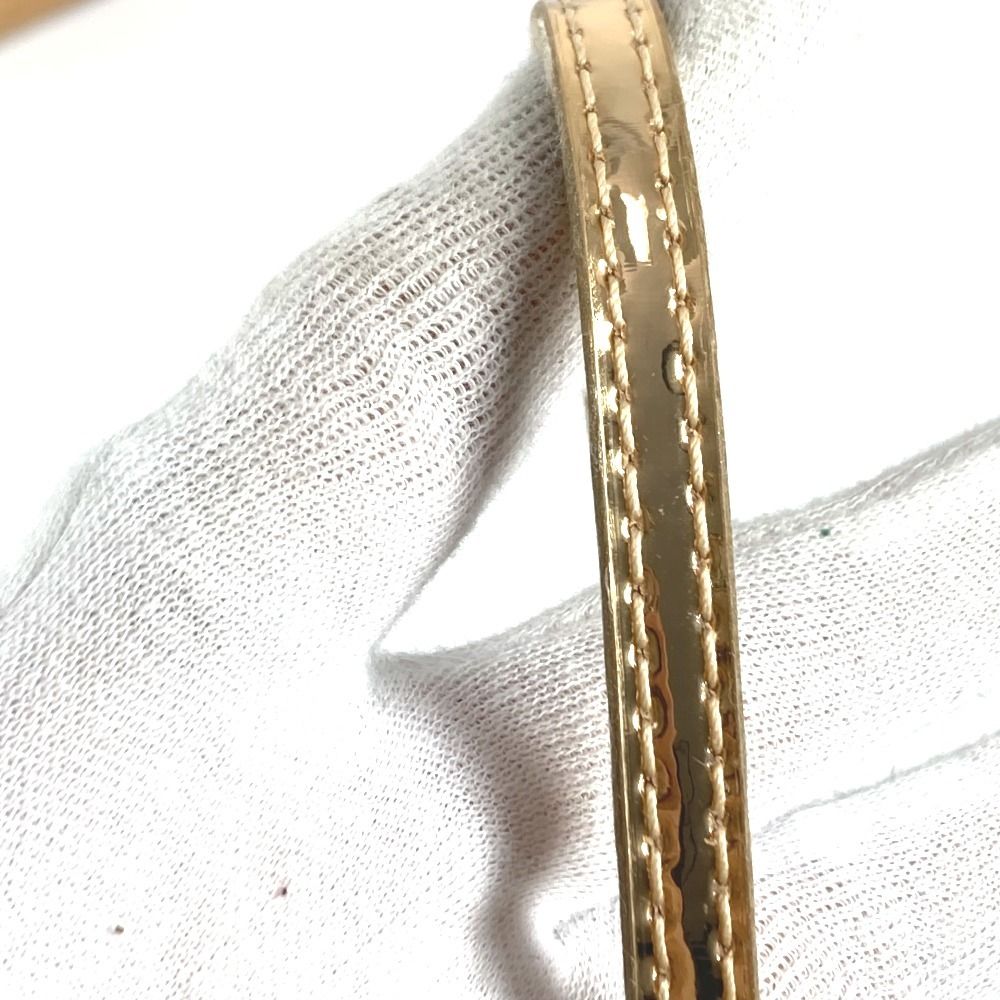 Louis Vuitton Handbag Pochette Plat Leather Gold — view 7