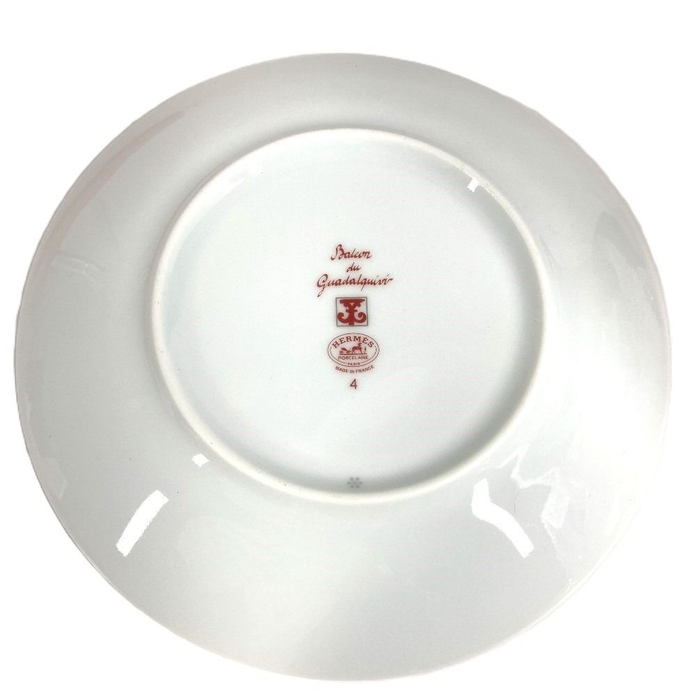 Hermes Plate Gadalukivir Ceramic Red Hat — view 4