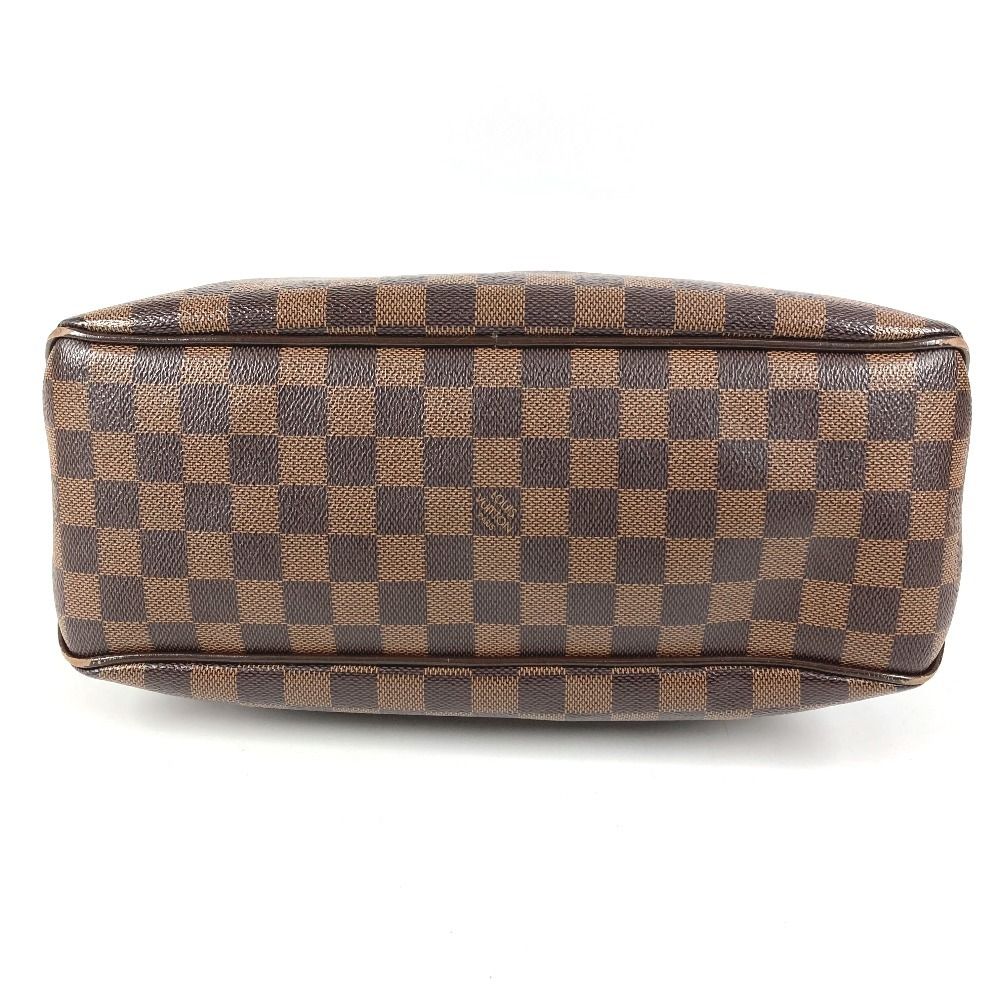 Louis Vuitton Shoulder Bag Delightful PM Damier Canvas Ebene Brown — view 5