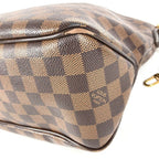 Louis Vuitton Shoulder Bag Delightful PM Damier Canvas Ebene Brown — view 6