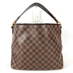 Louis Vuitton Shoulder Bag Delightful PM Damier Canvas Ebene Brown — view 2