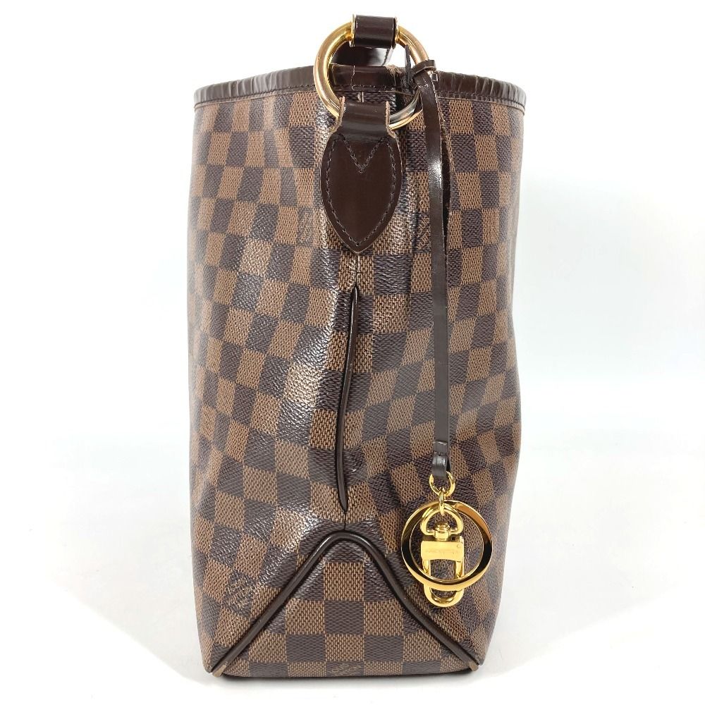 Louis Vuitton Shoulder Bag Delightful PM Damier Canvas Ebene Brown — view 3