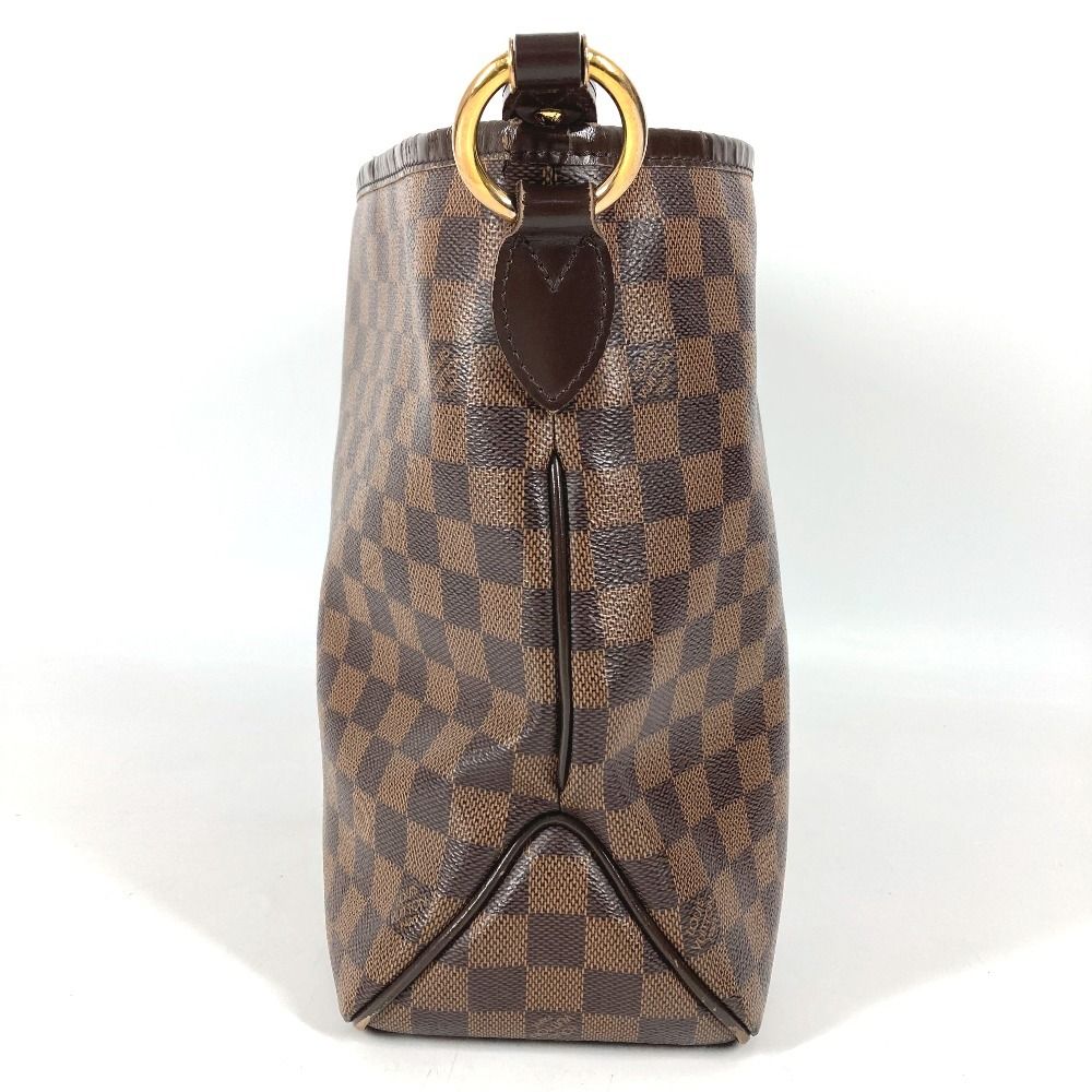 Louis Vuitton Shoulder Bag Delightful PM Damier Canvas Ebene Brown — view 4