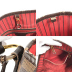 Louis Vuitton Shoulder Bag Delightful PM Damier Canvas Ebene Brown — view 8