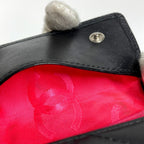 Chanel Key Case CC Logo Leather Black Key Holder — view 7