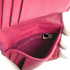 Chanel Card Case CC Logo Caviar Leather Purple — view 8