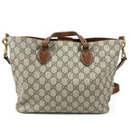 Gucci Handbag 2-Way Bag Logo GG Supreme Canvas Beige — view 2