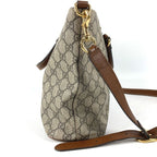 Gucci Handbag 2-Way Bag Logo GG Supreme Canvas Beige — view 4