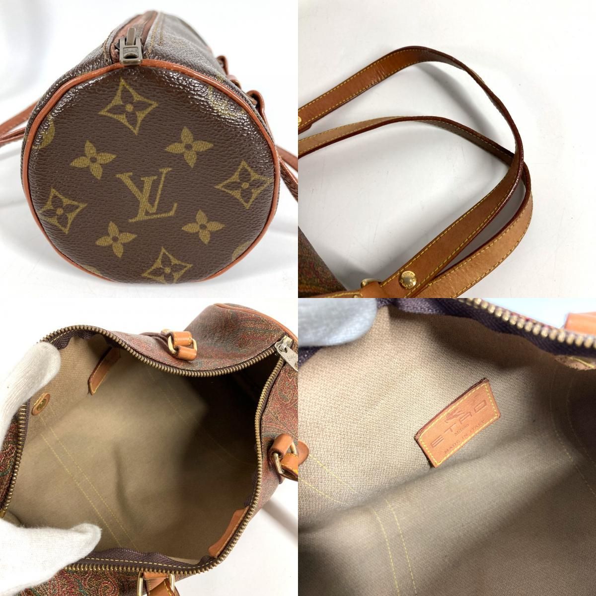 Louis Vuitton Handbag Papillon 22 Mini Monogram Canvas Brown — view 9