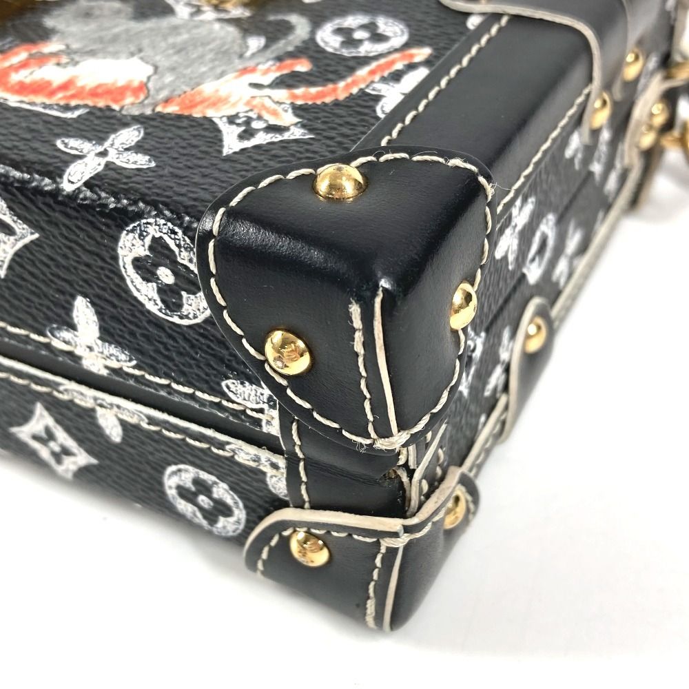 Louis Vuitton Shoulder Bag Petit Mal Leather Black — view 6