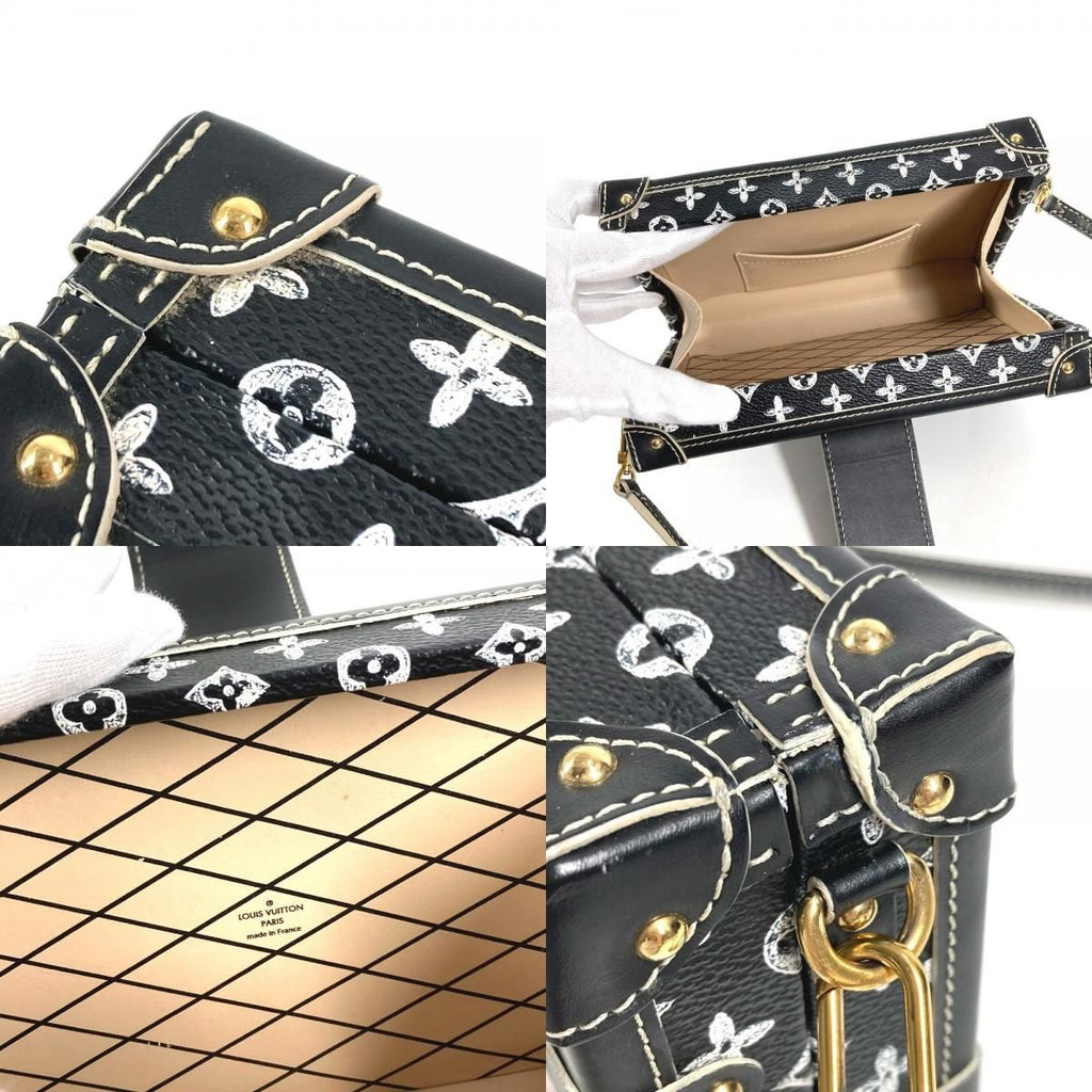Louis Vuitton Shoulder Bag Petit Mal Leather Black — view 8