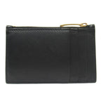 Bottega Veneta Cassette Zipper Card Case Maxi Intrecciato Black — view 2