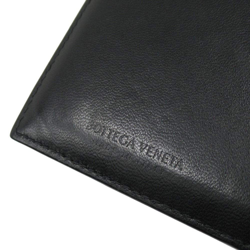 Bottega Veneta Cassette Zipper Card Case Maxi Intrecciato Black — view 5